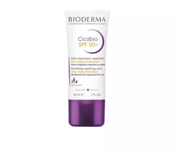 کرم ترمیم کننده Cicabio SPF50 بایودرما Bioderma