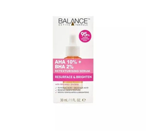 سرم لایه بردار و بازسازی کننده پوست AHA 10% + BHA 2% بالانس BALANCE